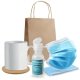 Set Consists Of : ● Mug ● Coaster ● 100ml Liquid Hand Sanitiser ● 5 Disposable Face Masks ● Small Paper Bag.Query stock availability with your sales consultant