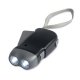 Charcoal coloured push charge torch ● 2 LEDs ● 3 AG10 batteries included.