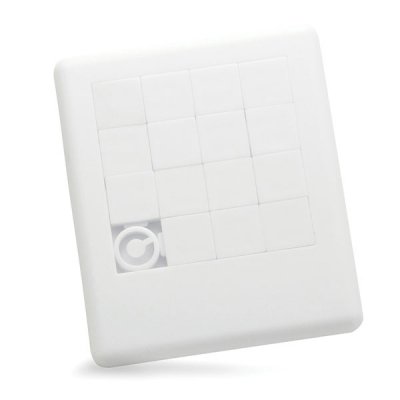Plastic sliding puzzle.
