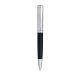 Metel pen with black ink.